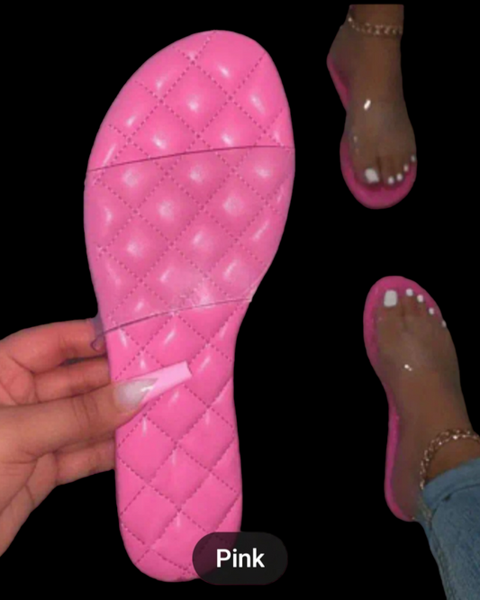 Open transparent toes Slippers for Women